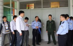 华县政法委书记检查公安工作
