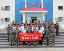 市法院送法进军营 共建鱼水情深