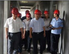 周至法院院长视察秦岭法庭新址建设情况