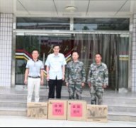 阿瓦提法院到人武部开展“八一”慰问活动