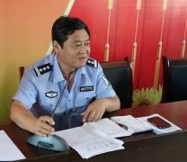 华县高塘、东阳两塬区派出所向群众汇报工作
