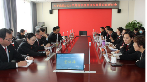 兴平法院：召开2024年第四季度发改指案件分析论证会
