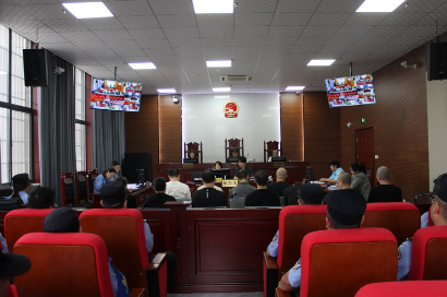 兴平法院：公开审理一起11名被告人犯开设赌场罪一案